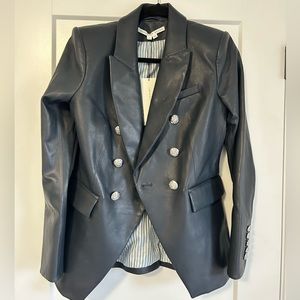 Veronica Beard Leather Blazer